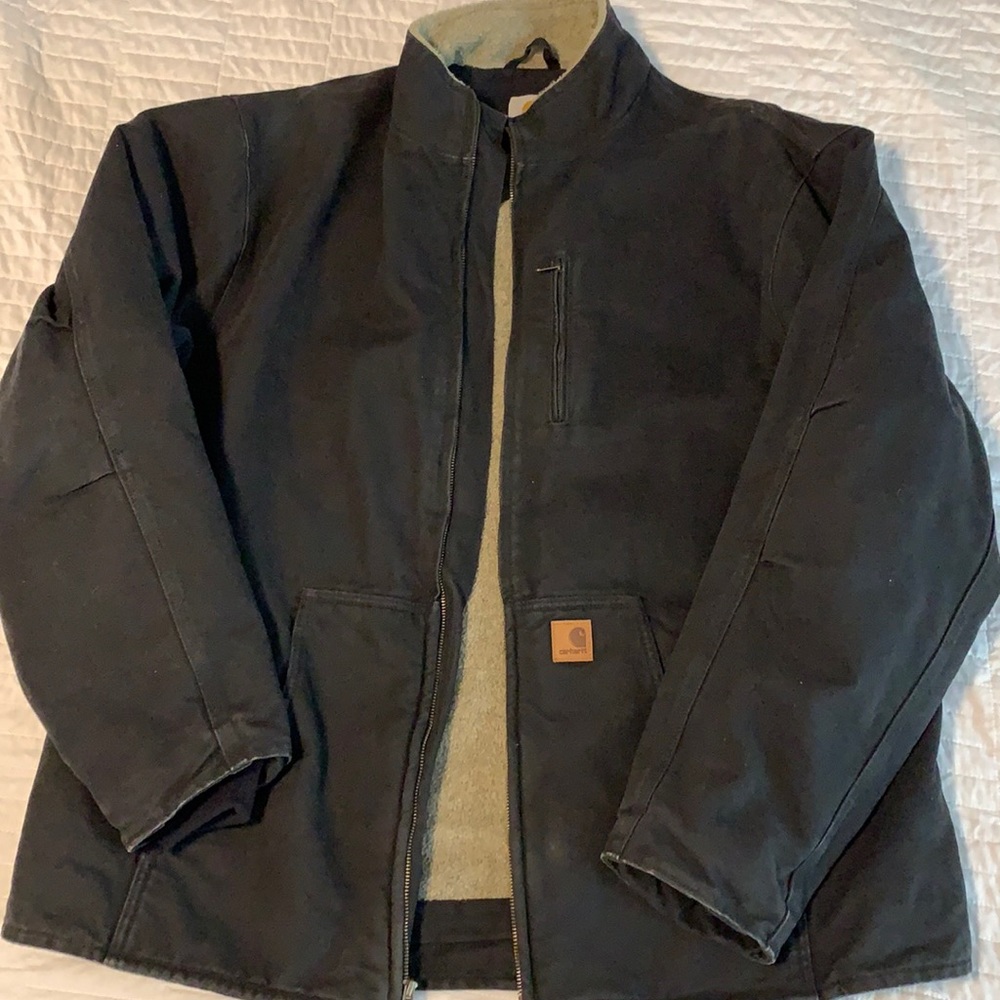 Carhartt Washed Duck Sherpa Lined Coat